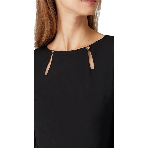 CATHERINE DEANE Metallic Nicki Dress Size 2 MSRP: $475 - Picture 5 of 10